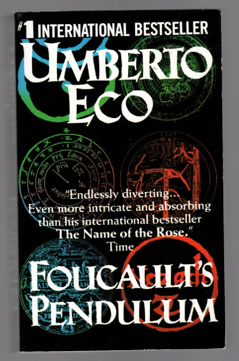 Foucalt's pendulum mystery paperback thrilller book