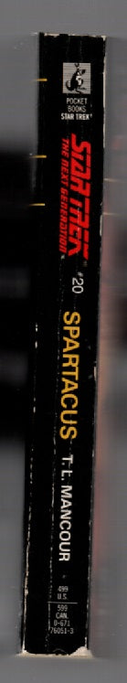 Star Trek The Next Generation: Spartacus paperback science fiction Star Trek Books