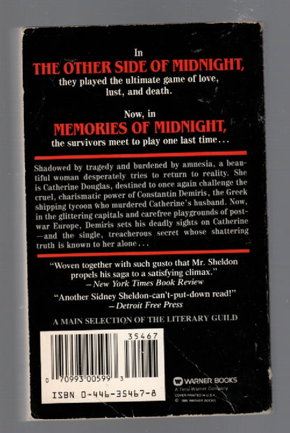 Memories Of Midnight paperback thrilller Books