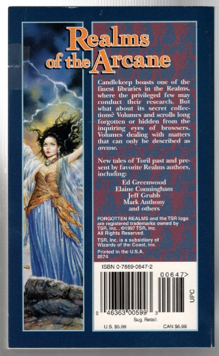 Realms of the Arcane fantasy paperback rpg Books