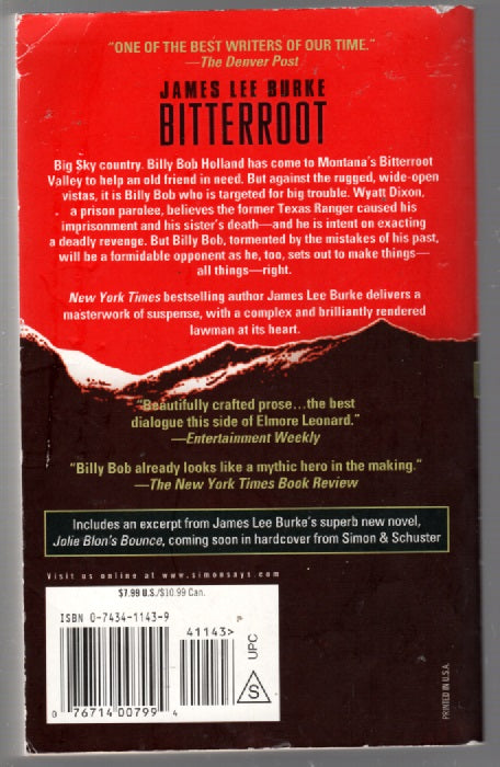 Bitterroot paperback thrilller Books