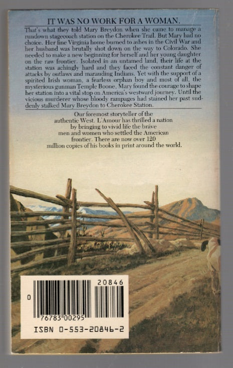 The Cherokee Trail paperback Western book