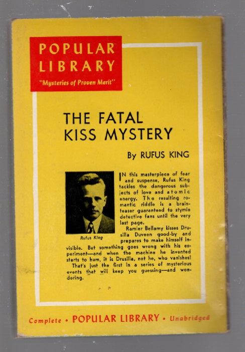 The Fatal Kiss Mystery mystery paperback Vintage Books