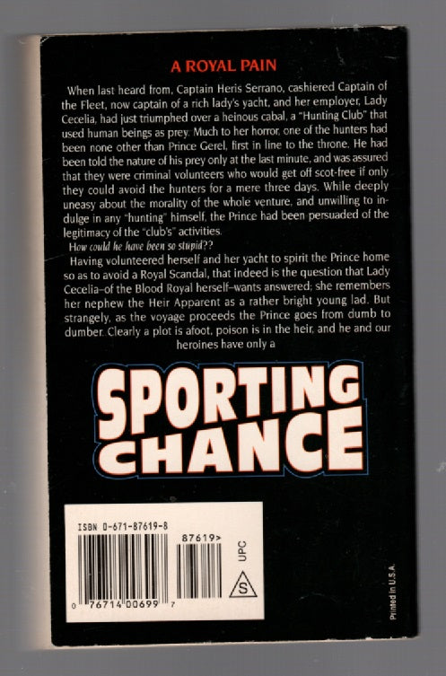 Sporting Chance paperback science fiction Books