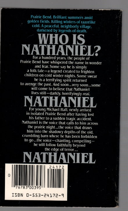 Nathaniel horror paperback book