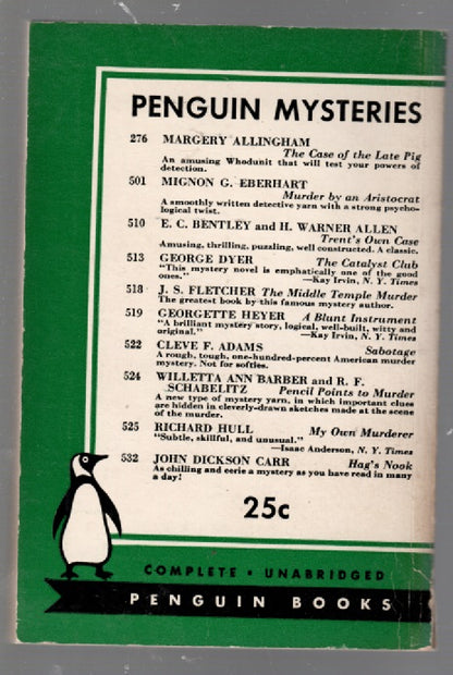 The Purple Sickle Murders mystery paperback Vintage Books