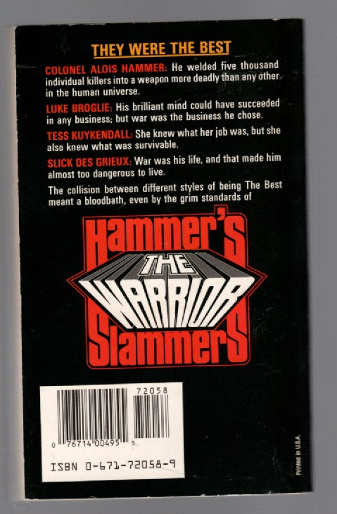 Hammer's Slammers The Warrior paperback science fiction Space Opera book