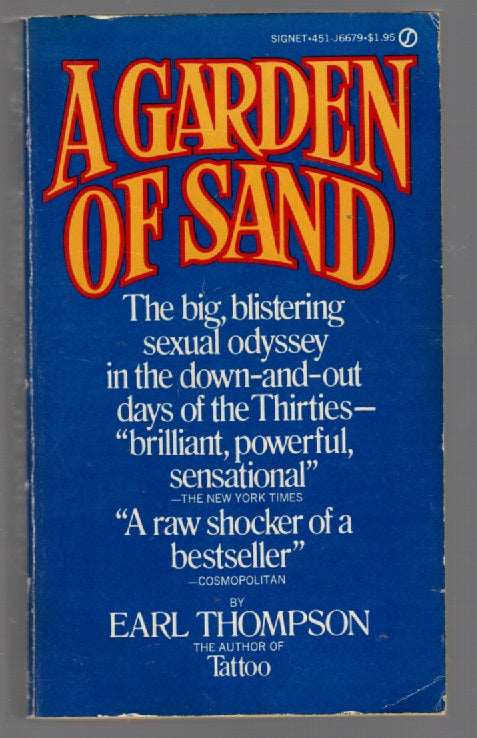 A Garden of Sand Erotica Literature paperback Vintage Books