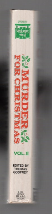 Murder For Christmas Vol. 2 christmas Crime Fiction mystery paperback Books