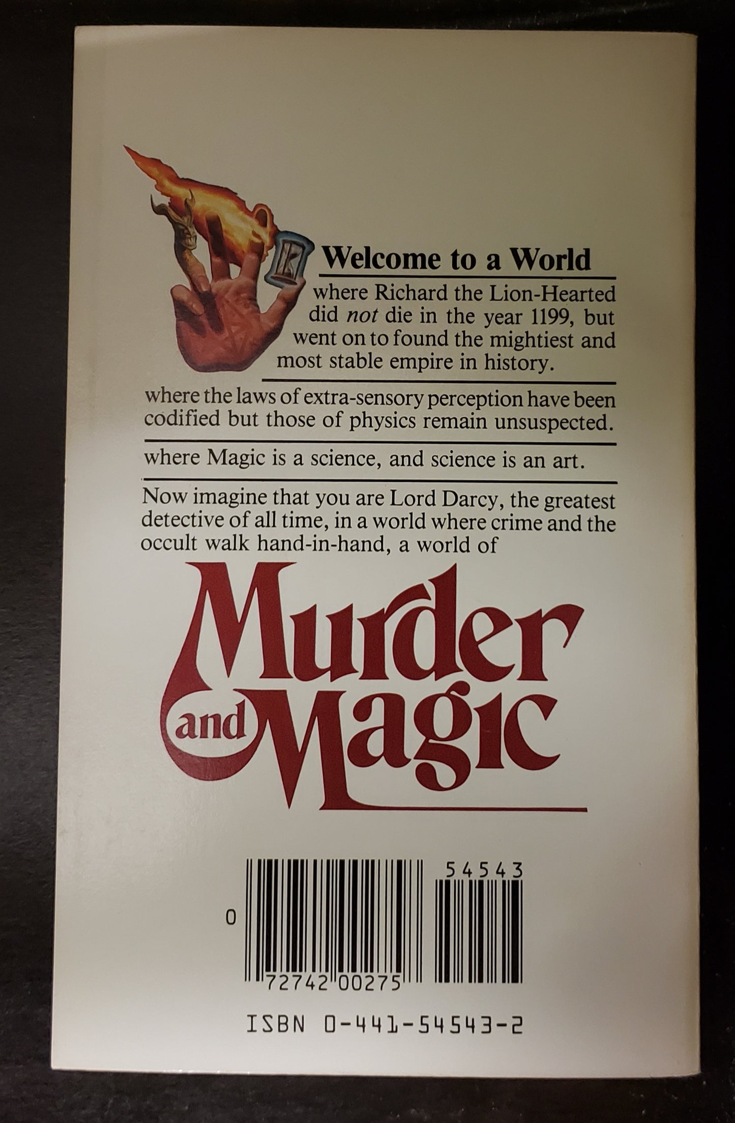 Murder and Magic fantasy paperback science fiction