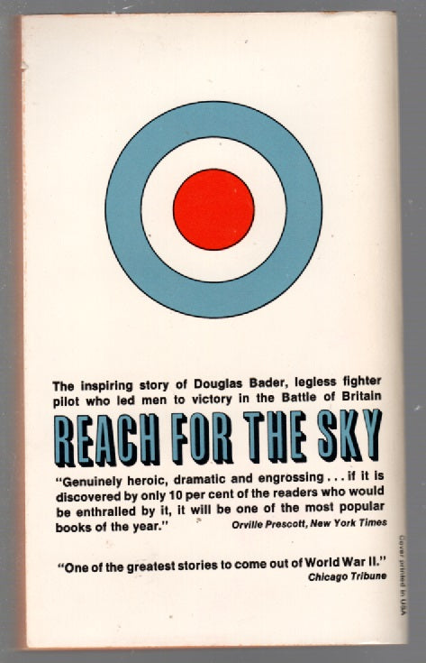 Reach For The Sky Military Nonfiction paperback Vintage World War Two Books