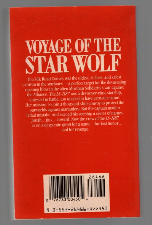 Voyage Of The Star Wolf paperback science fiction Space Opera Books