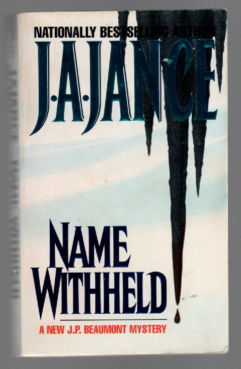 Name Withheld Crime Fiction mystery paperback Books