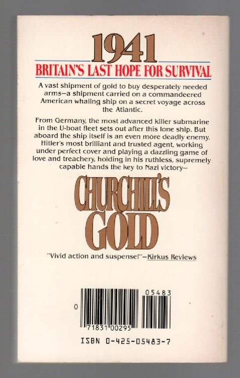 Churchill's Gold paperback thrilller Books