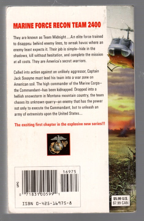 Force Recon Military Fiction paperback Books