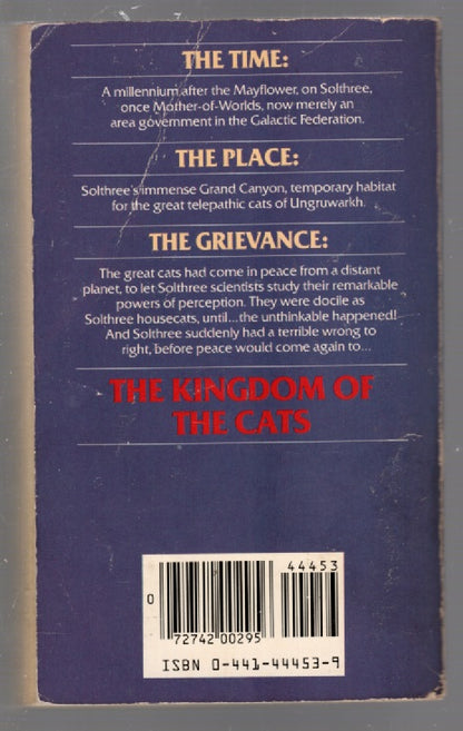 The Kingdom of the Cats cat paperback science fiction used Books