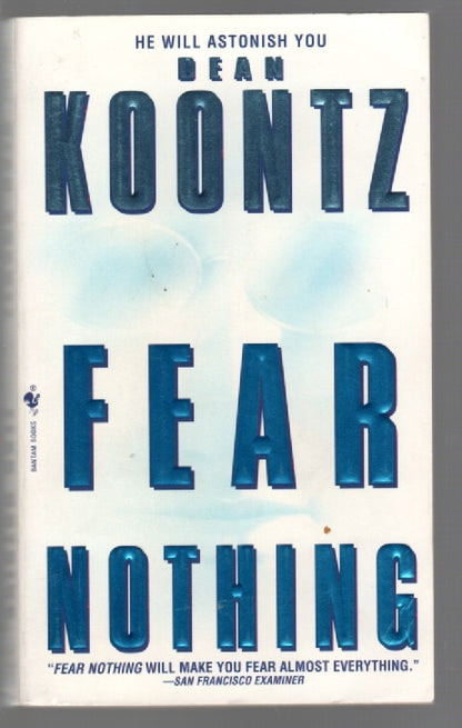Fear Nothing horror paperback Books