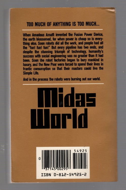 Midas World paperback science fiction Books