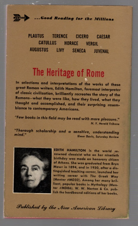 The Roman Way to Western Civilization Literature paperback Vintage Books