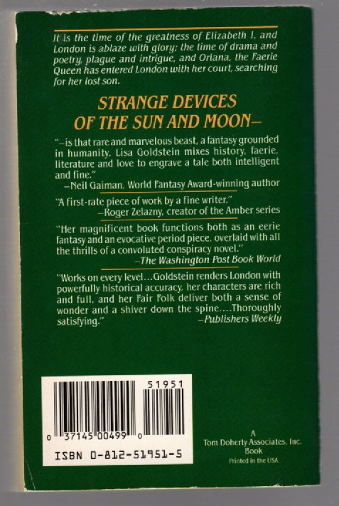 Strange Devices of the Sun and Moon fantasy historical fiction paperback Books