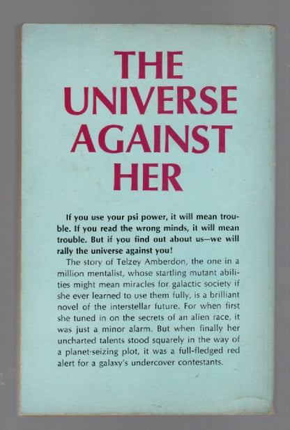 The Universe Against Her Classic Science Fiction paperback science fiction Vintage book
