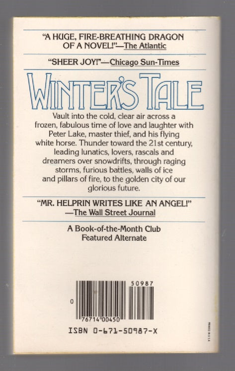 Winter's Tale fantasy paperback Books
