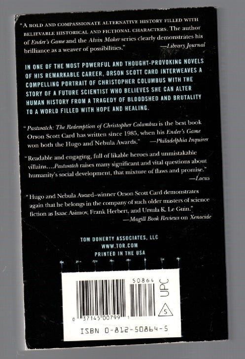 Pastwatch The Redemption of Christopher Columbus paperback science fiction book