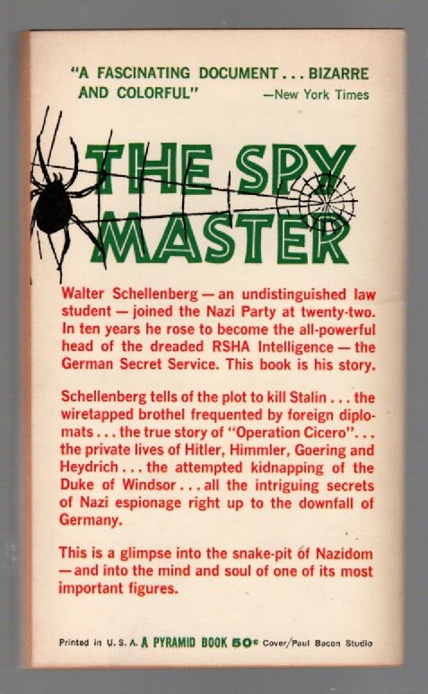 Hitler's Secret Service History Military Military History Nonfiction paperback Vintage World War 2 World War Two Books