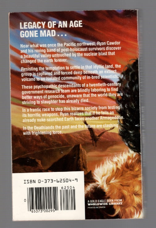 Deathlands Crater Lake Men's Adventure Novels paperback thrilller Books