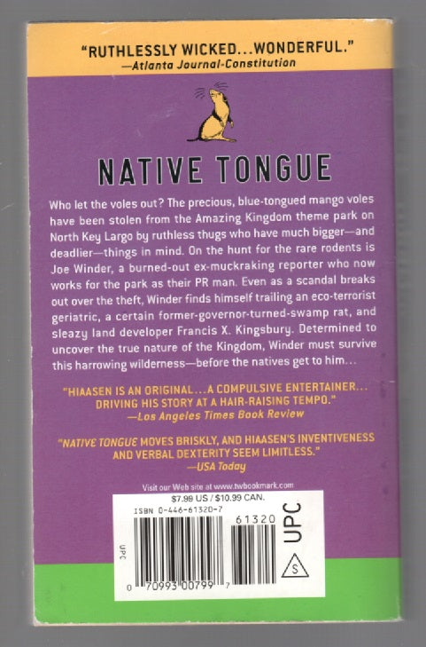 Native Tongue Crime Fiction mystery paperback book