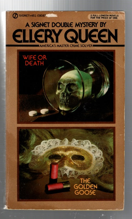 Wife Or Death/The Golden Goose Crime Fiction mystery Books