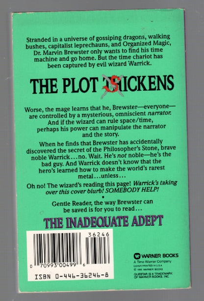 The Inadequate adept fantasy paperback book