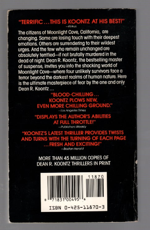 Midnight horror paperback book