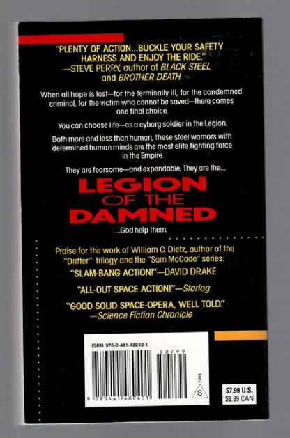 Legion Of The Damned paperback science fiction Space Opera book
