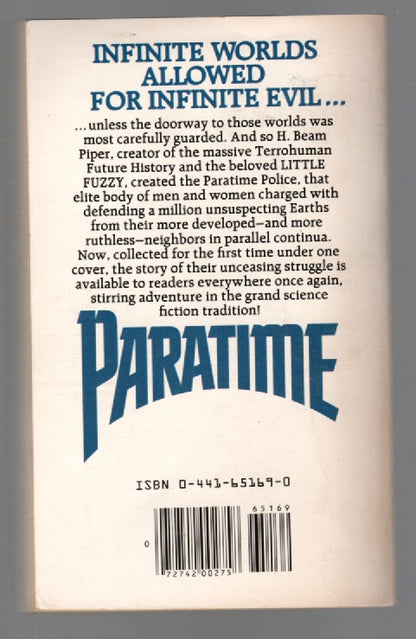 Paratime paperback science fiction book