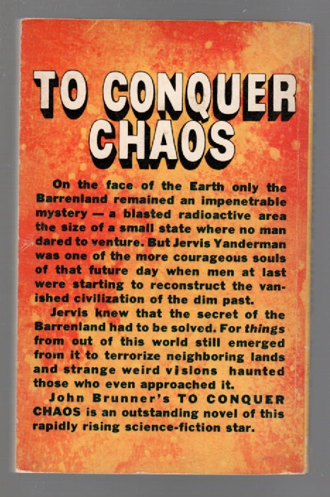 To Conquer Chaos Classic Science Fiction paperback science fiction Vintage Books