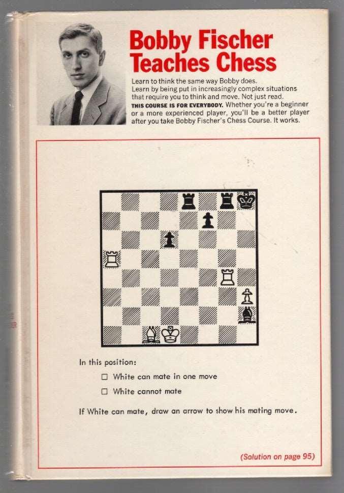 Bobby Fischer Teaches Chess Nonfiction reference used Vintage Books