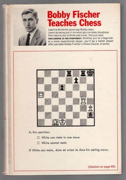 Bobby Fischer Teaches Chess Nonfiction reference Vintage Books