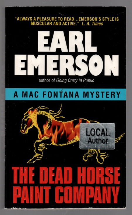 The Dead Horse Paint Company Crime Fiction mystery paperback book