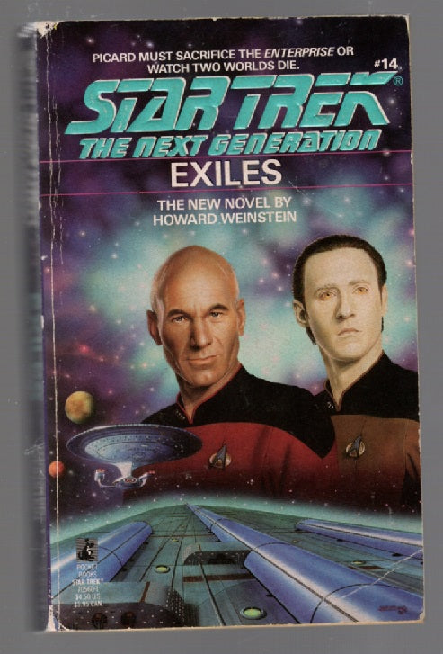 Star Trek The Next Generation: Exiles paperback science fiction Star Trek Books