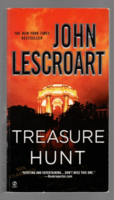 Treasure Hunter paperback Suspense thrilller book