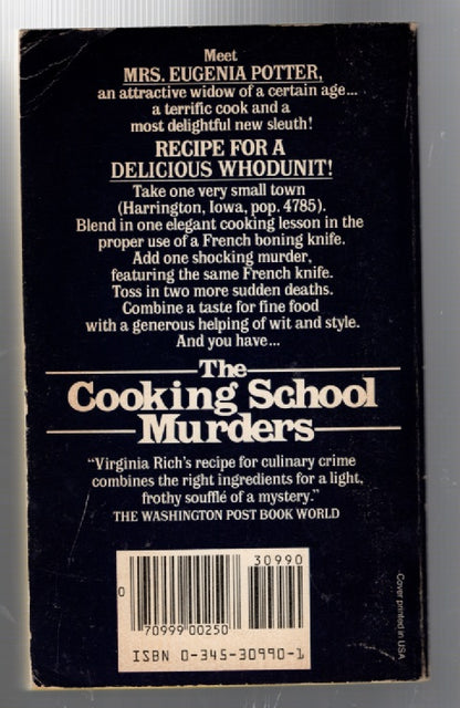 The Cooking School Murders Cozy Mystery Crime Fiction mystery Books