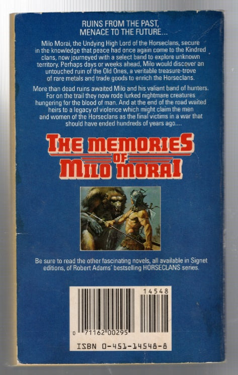 The Memories Of Milo Morai fantasy science fiction