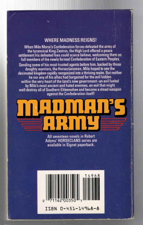 Madman's Army fantasy science fiction Books