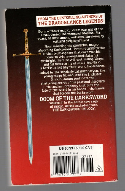 The Darksword Trilogy fantasy paperback book