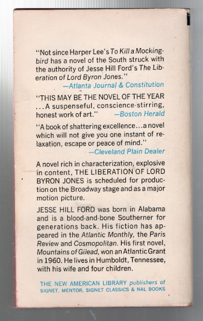 The Liberation Of Lord Byron Jones Literature Vintage Books