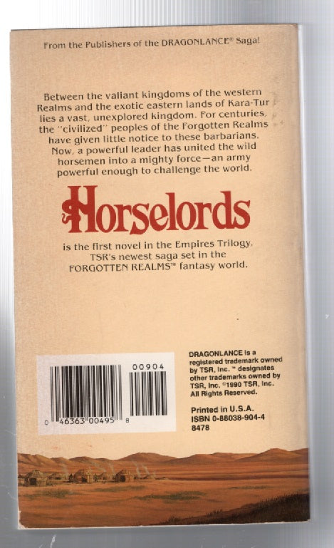 Horselords fantasy Books