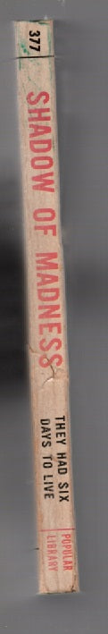 Shadow Of Madness Crime Fiction mystery paperback Vintage Books