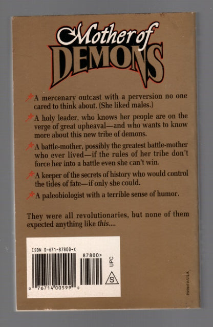 Mother Of Demons fantasy paperback Books