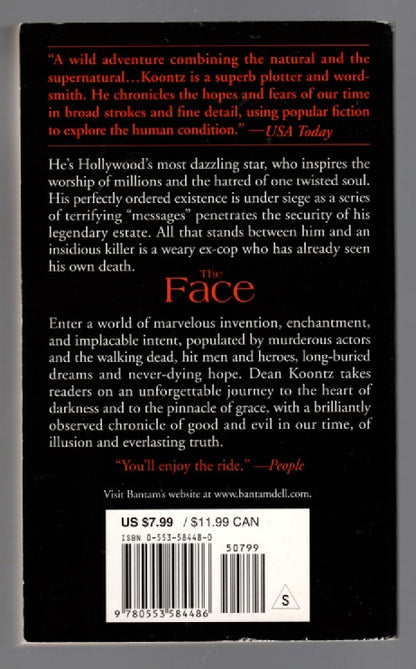 The Face fantasy horror paperback book